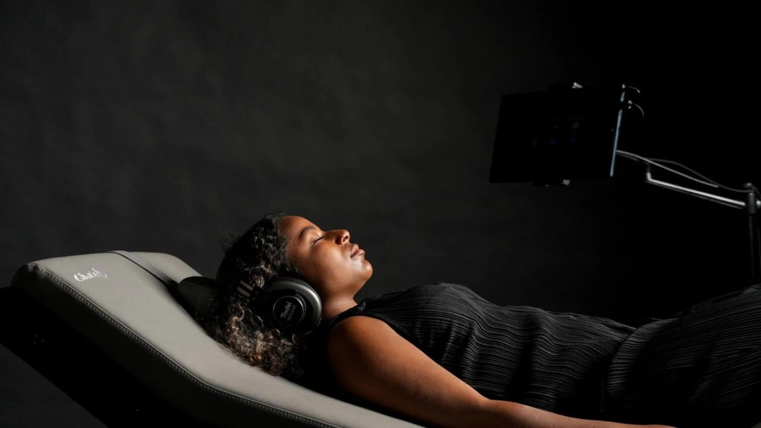 A woman in Odyssey's Wellness Suite