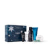 Elemis skincare product set with packaging on a white background