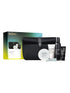 Elemis skincare collection with black bag and products on a white background