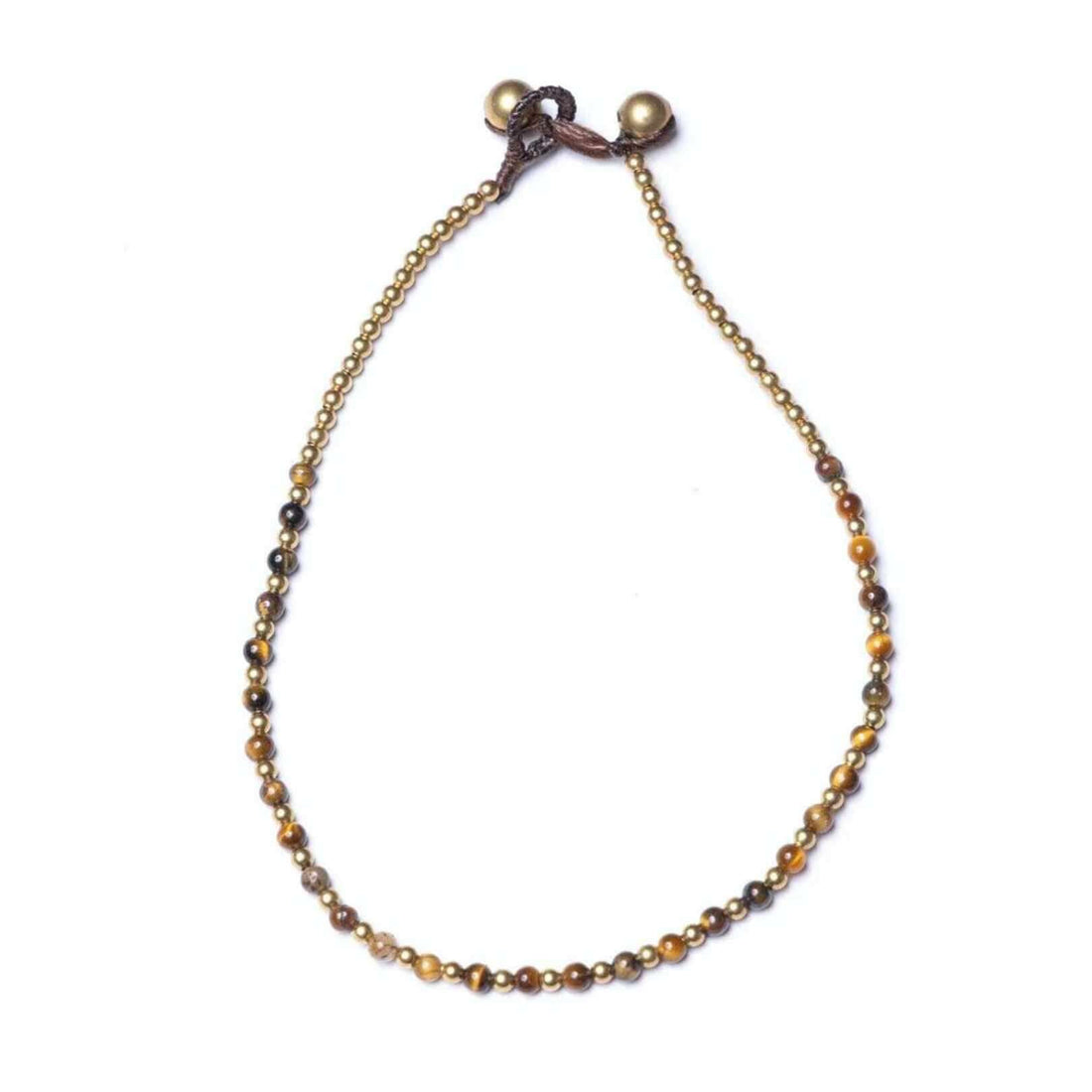 Crystal Healing Stone Anklets - Courage Tigers Eye