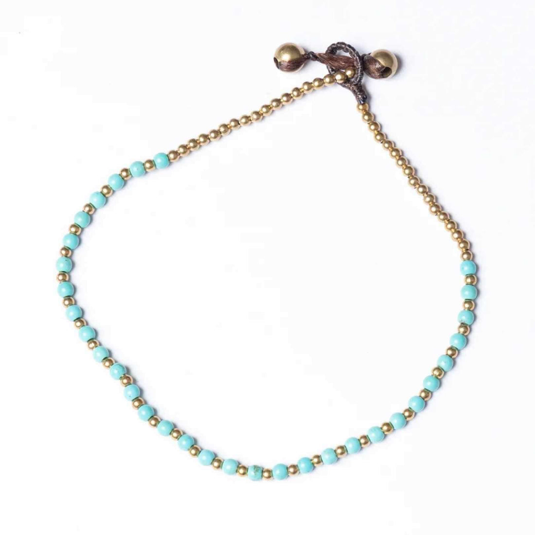 Crystal Healing Stone Anklets - Luck Turqoise