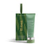 Elemis Greenfig Velvet Body Butter in a sage green squeeze tube with a matching green cap, displayed next to its dark green and gold outer packaging box on a clean white background.