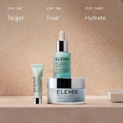 ELEMIS skincare products with &