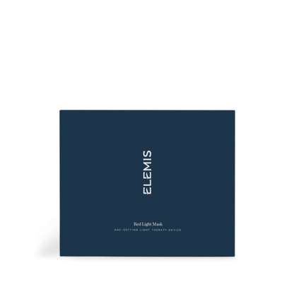 A dark navy blue rectangular product box with the brand name &